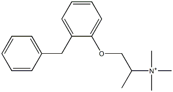 Trimethyl[1-methyl-2-(2-benzylphenoxy)ethyl]aminium