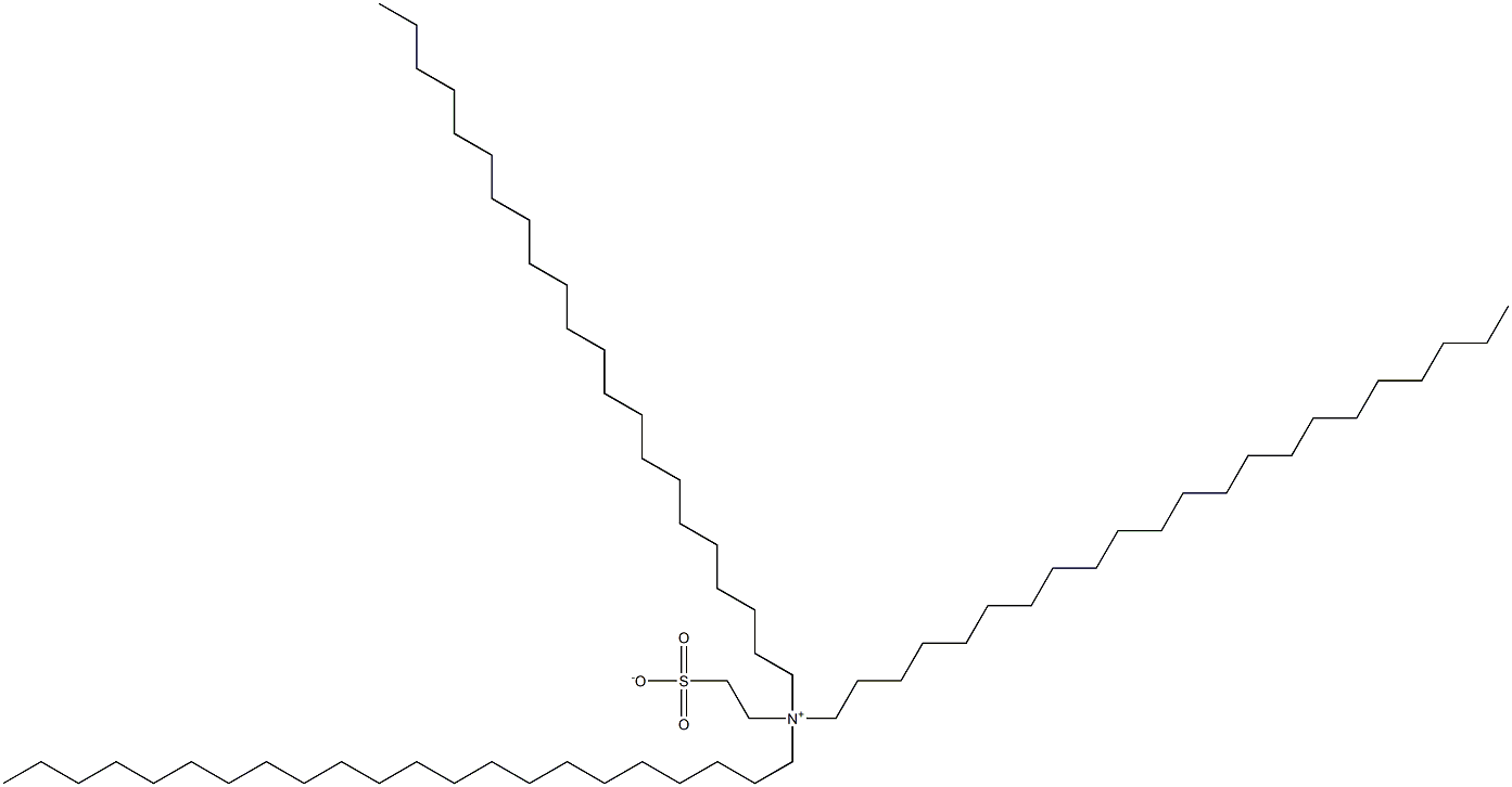 N,N-Didocosyl-N-(2-sulfonatoethyl)-1-docosanaminium Structure