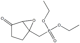 (4-Oxo-6-oxabicyclo[3.1.0]hexan-1-yl)methylphosphonic acid diethyl ester Struktur