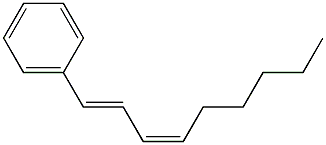 [(1E,3Z)-1,3-ノナジエニル]ベンゼン 化学構造式