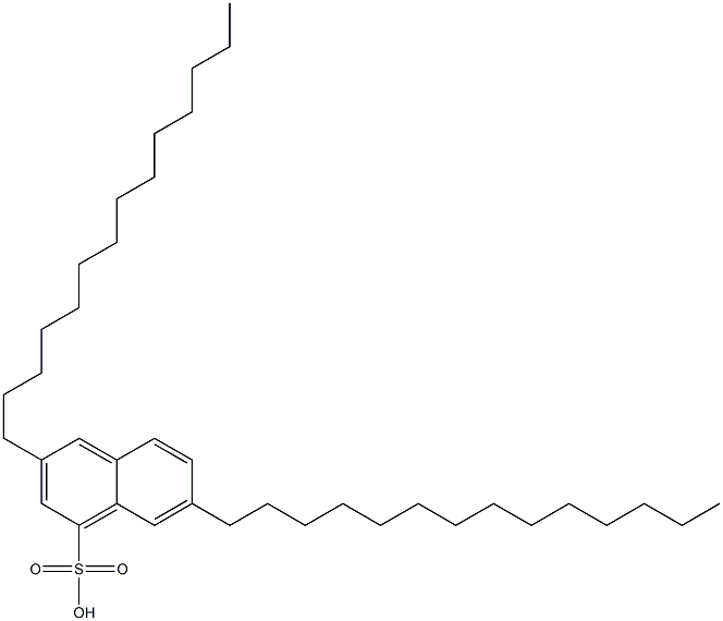 3,7-Ditetradecyl-1-naphthalenesulfonic acid