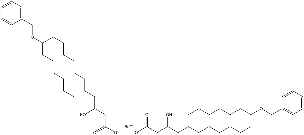 Bis(12-benzyloxy-3-hydroxystearic acid)barium salt|