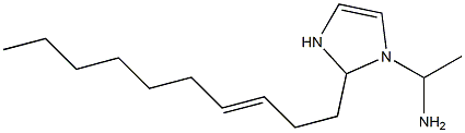 1-(1-Aminoethyl)-2-(3-decenyl)-4-imidazoline Struktur