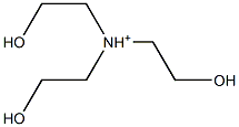 Tris(2-hydroxyethyl) ammonium,,结构式
