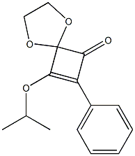 8-Isopropyloxy-7-phenyl-1,4-dioxaspiro[4.3]oct-7-en-6-one Structure