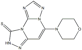 5-Morpholinobis[1,2,4]triazolo[1,5-a:4',3'-c]pyrimidine-9(8H)-thione