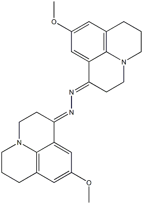 1,1'-Azinobis(2,3,6,7-tetrahydro-9-methoxy-1H,5H-benzo[ij]quinolizine) Structure