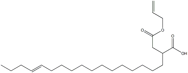 2-(13-Heptadecenyl)succinic acid 1-hydrogen 4-allyl ester Struktur
