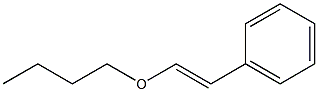 (E)-β-ブトキシスチレン 化学構造式