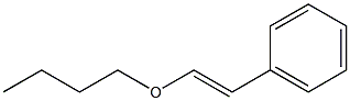 [(E)-2-Butoxyvinyl]benzene 结构式