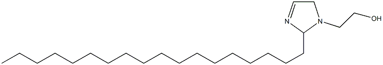 2-Octadecyl-3-imidazoline-1-ethanol Structure