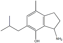 3-Amino-2,3-dihydro-5-(2-methylpropyl)-7-methyl-1H-inden-4-ol
