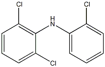 2,6-Dichlorophenyl 2-chlorophenylamine Struktur