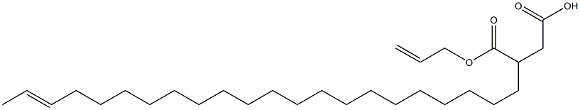 3-(20-Docosenyl)succinic acid 1-hydrogen 4-allyl ester,,结构式