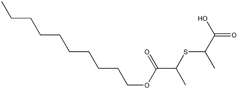 2,2'-Thiobis(propionic acid decyl) ester Struktur