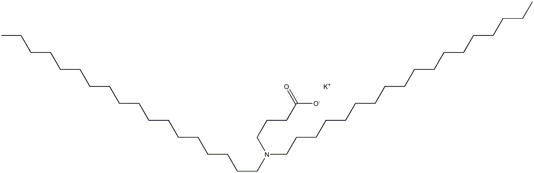 4-(Dioctadecylamino)butyric acid potassium salt Structure