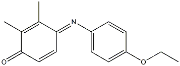 4-(4-Ethoxyphenylimino)-2,3-dimethyl-2,5-cyclohexadien-1-one Structure