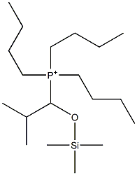 Tributyl[1-(trimethylsiloxy)-2-methylpropyl]phosphonium Structure