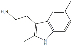 3-(2-Aminoethyl)-2,5-dimethyl-1H-indole Struktur