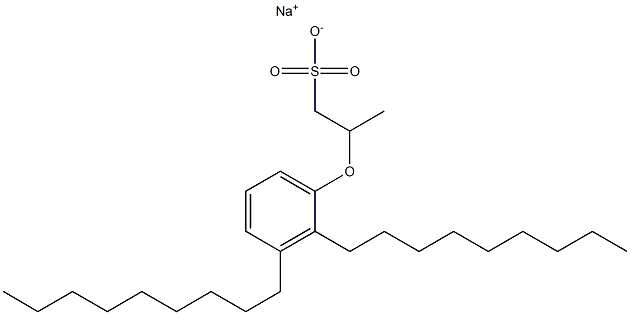 2-(2,3-Dinonylphenoxy)propane-1-sulfonic acid sodium salt