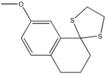 7-Methoxy-1,2,3,4-tetrahydrospiro[naphthalene-1,2'-1,3-dithiolane]