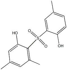 2,2'-Dihydroxy-4,5',6-trimethyl[sulfonylbisbenzene] Structure