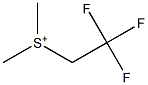 ジメチル(2,2,2-トリフルオロエチル)スルホニウム 化学構造式