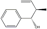 (1S,2R)-1-フェニル-2-メチル-3-ブテン-1-オール 化学構造式