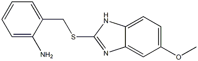 5-Methoxy-2-[[2-[amino]benzyl]thio]-1H-benzimidazole