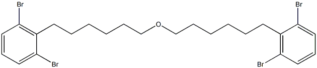 2,6-Dibromophenylhexyl ether,,结构式