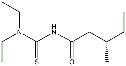 (+)-1,1-Diethyl-3-[(S)-3-methylvaleryl]thiourea 结构式