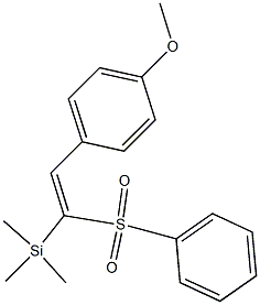  [2-(4-Methoxyphenyl)-1-phenylsulfonylethenyl]trimethylsilane