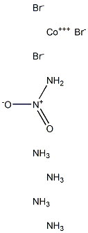 Nitropentamminecobalt(III) bromide,,结构式