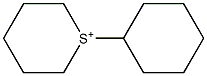 Hexahydro-1-cyclohexylthiopyrylium,,结构式