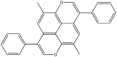 5,10-Dimethyl-3,8-diphenyl-1,6-dioxapyrene,,结构式