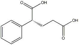 [R,(-)]-2-フェニルグルタル酸 化学構造式