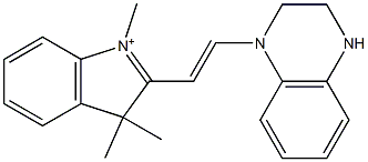 2-[2-[(3,4-Dihydroquinoxalin)-1(2H)-yl]vinyl]-1,3,3-trimethyl-3H-indolium