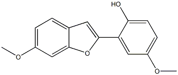 6-Methoxy-2-(2-hydroxy-5-methoxyphenyl)benzofuran