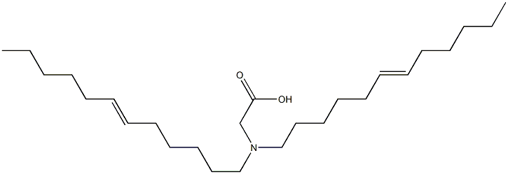 N,N-Di(6-dodecenyl)aminoacetic acid,,结构式