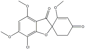 7-Chloro-2',4,6-trimethoxyspiro[benzofuran-2(3H),1'-[2]cyclohexene]-3,4'-dione|
