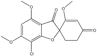  7-Chloro-2',4,6-trimethoxyspiro[benzofuran-2(3H),1'-[2]cyclohexene]-3,4'-dione