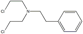 N,N-Bis(2-chloroethyl)benzeneethanamine Structure