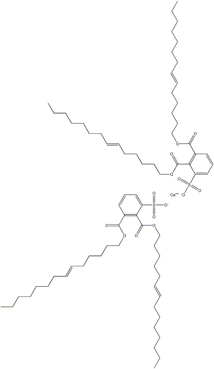  Bis[2,3-di(6-tetradecenyloxycarbonyl)benzenesulfonic acid]calcium salt