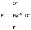 ネプツニウム(VI)ジフルオリドジオキシド 化学構造式