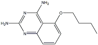 2,4-Diamino-5-butyloxy-quinazoline