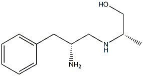 (2R)-3-Phenyl-N-[(1S)-2-hydroxy-1-methylethyl]-1,2-propanediamine,,结构式