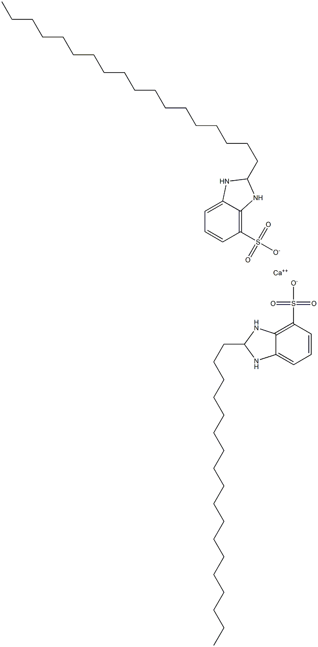Bis(2,3-dihydro-2-octadecyl-1H-benzimidazole-4-sulfonic acid)calcium salt