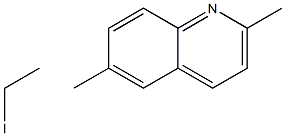2,6-Dimethylquinoline ethyliodide,,结构式