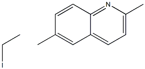 2,6-Dimethylquinoline ethyliodide Structure