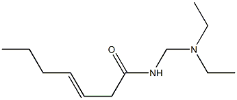 N-[(Diethylamino)methyl]-3-heptenamide